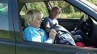 He picks up hitchhiking old granny
